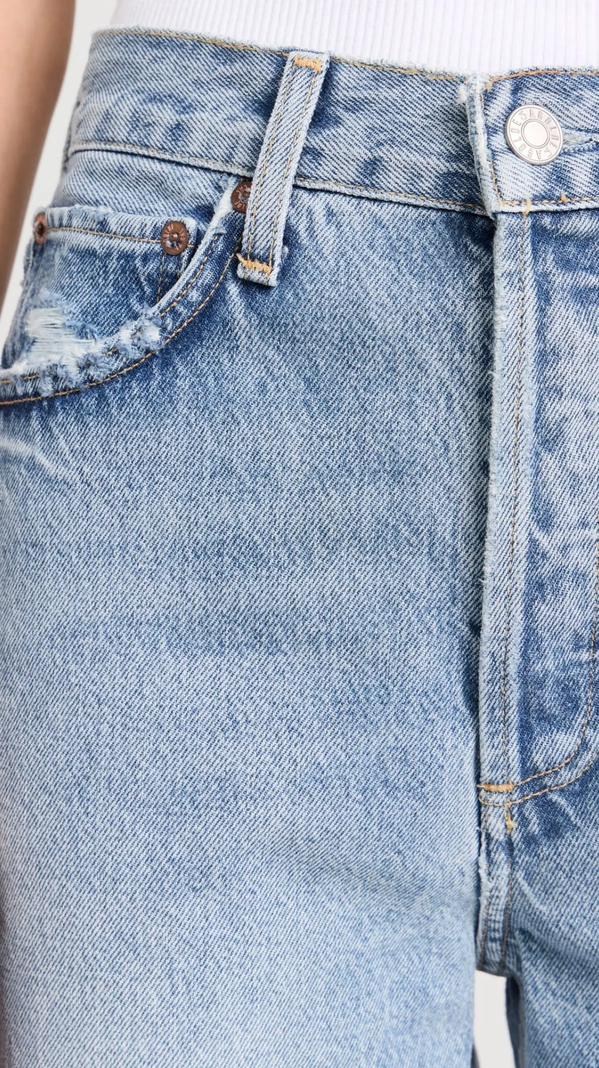 90's Jean In Threadbare