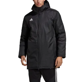 Adidas Adult Core 18 Stadium Jacket (Black/White)