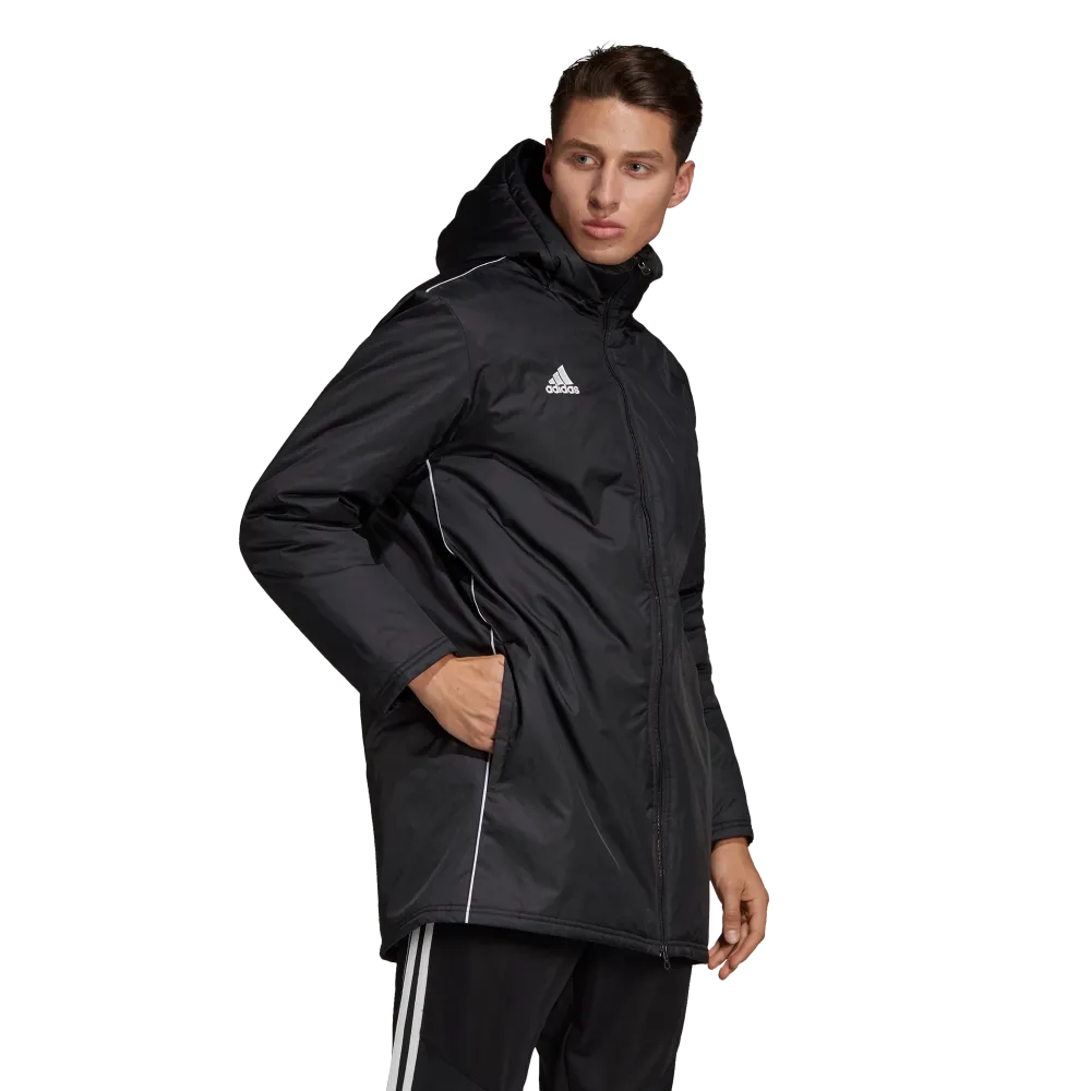 Adidas Adult Core 18 Stadium Jacket (Black/White)