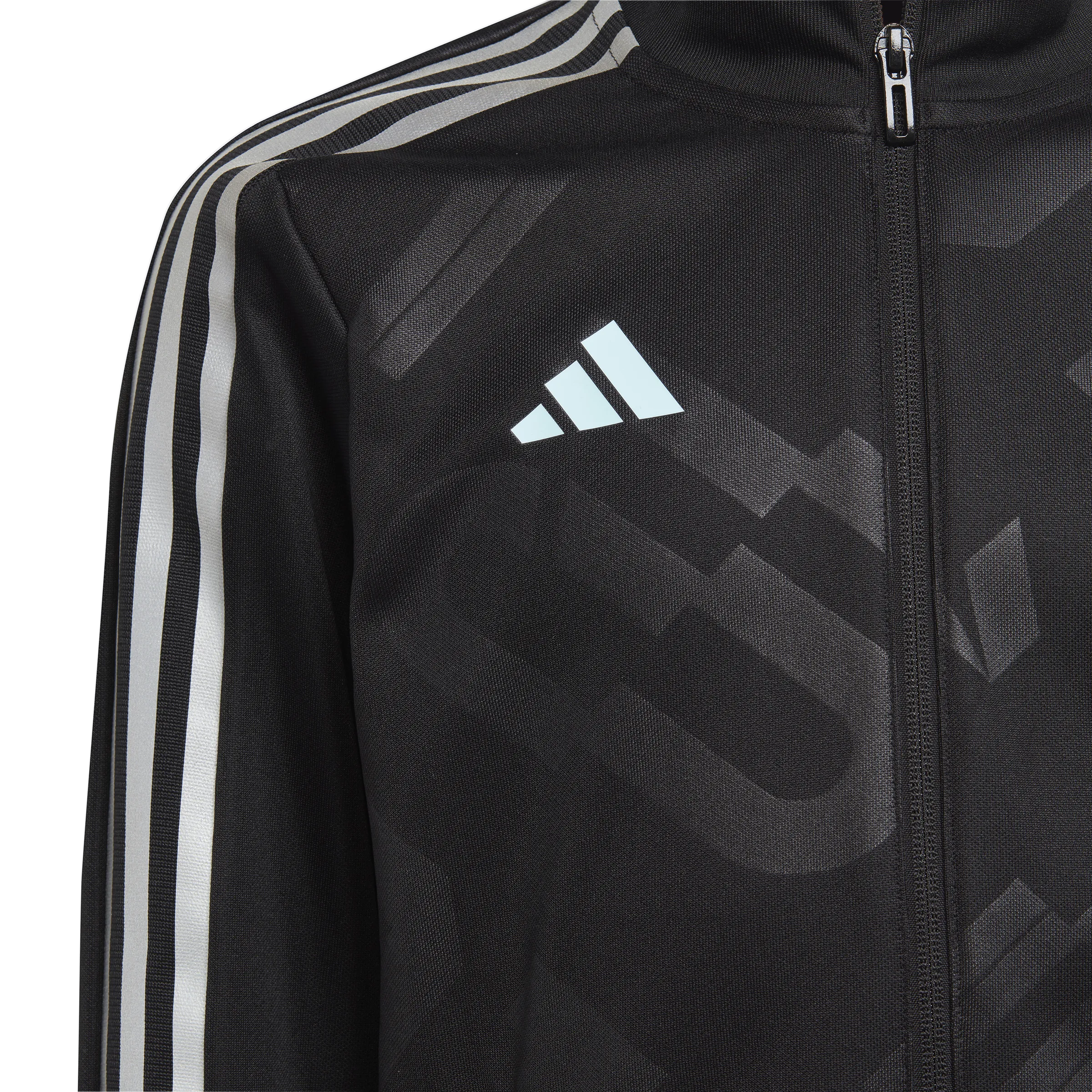 Adidas Kids Full Zip Lionel Messi Jacket - Black