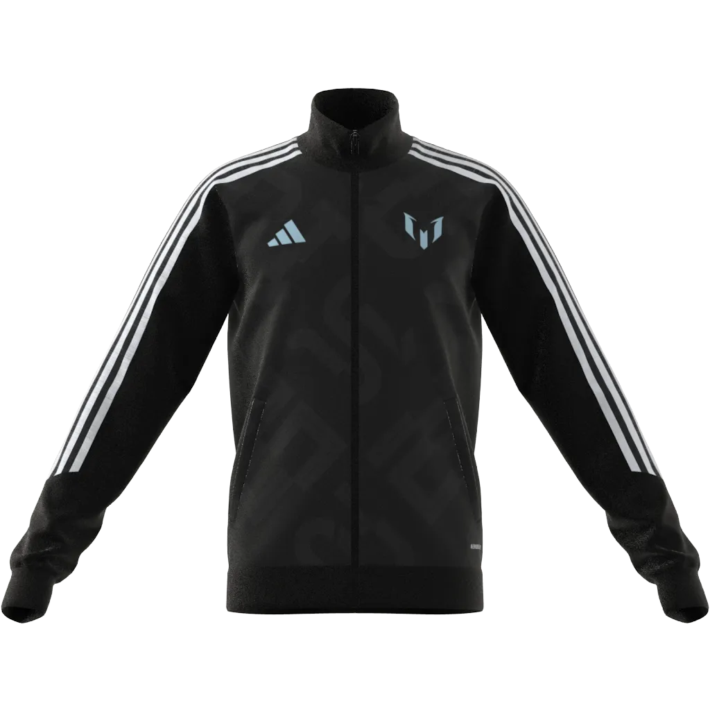 Adidas Kids Full Zip Lionel Messi Jacket - Black