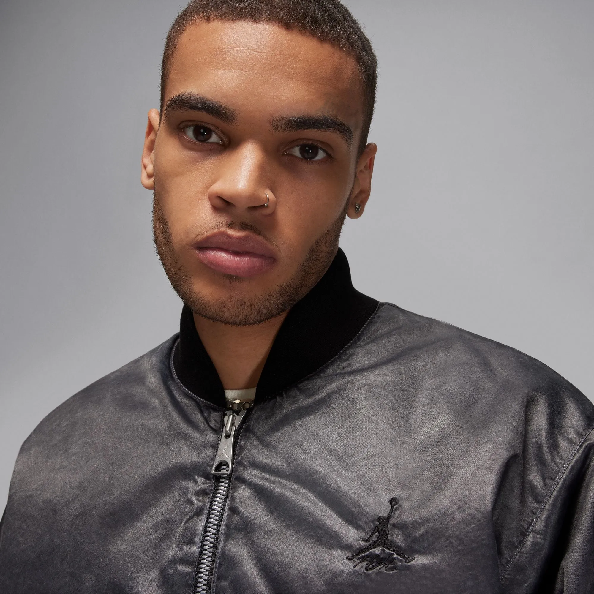 Air Jordan Essentials Washed Renegade Jacket (Black)