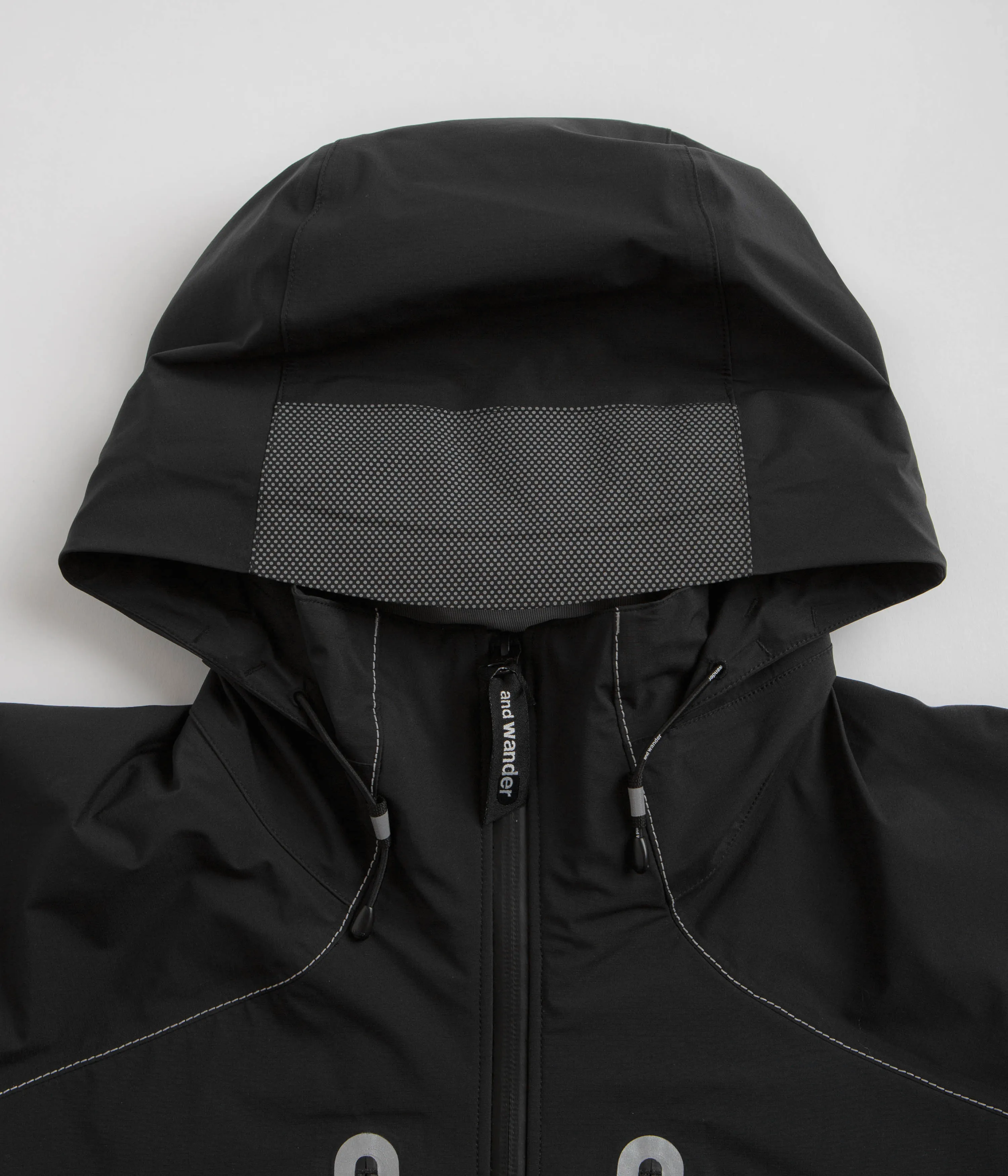 and wander Pertex Shield Rain Jacket - Black