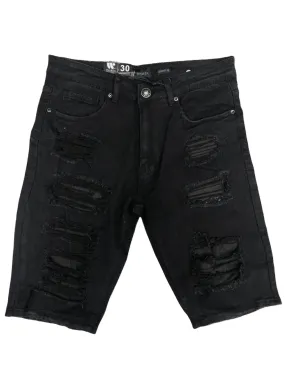 Big Kids Waimea Jean Shorts - Jet Black - M7313T