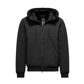 Bomboogie padded bomber jacket with hood for men JM8073TNSR3 90 black