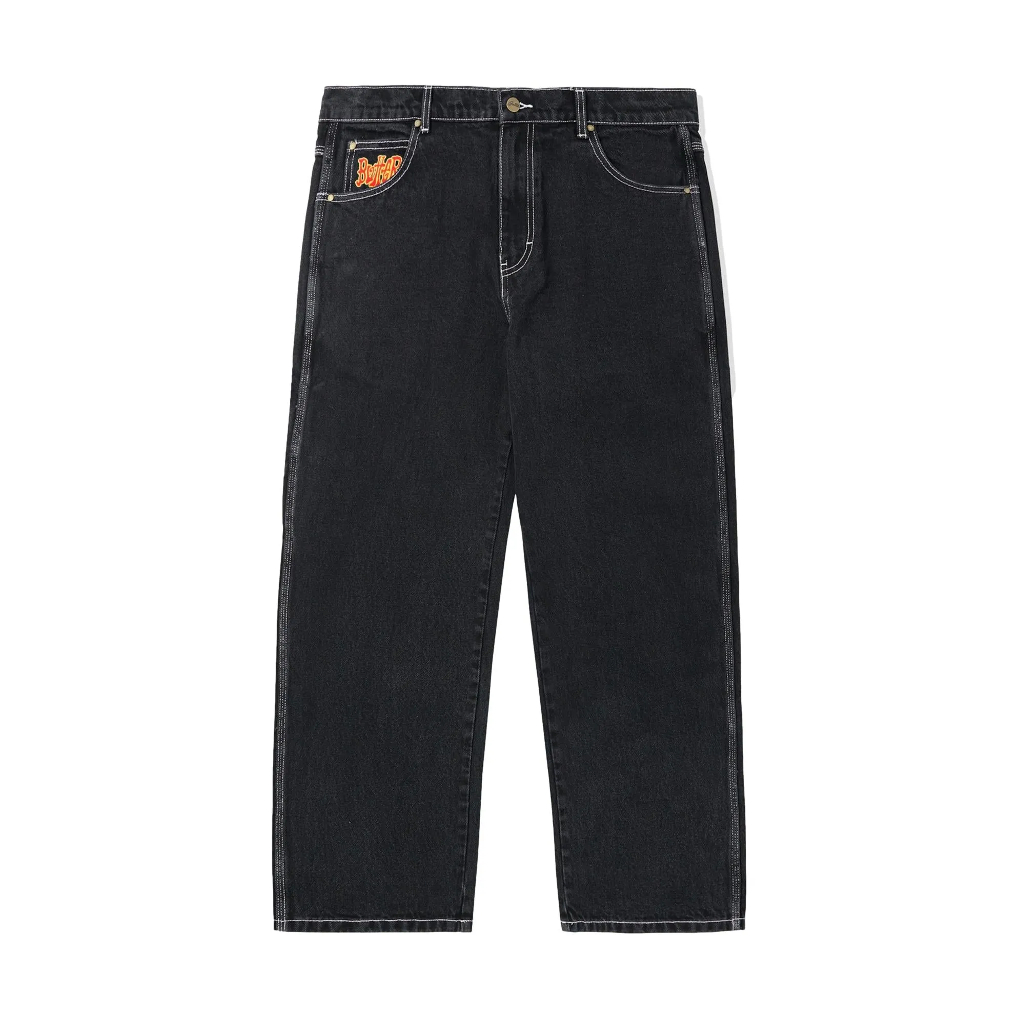 Butter Tour Denim Jean Flat Black