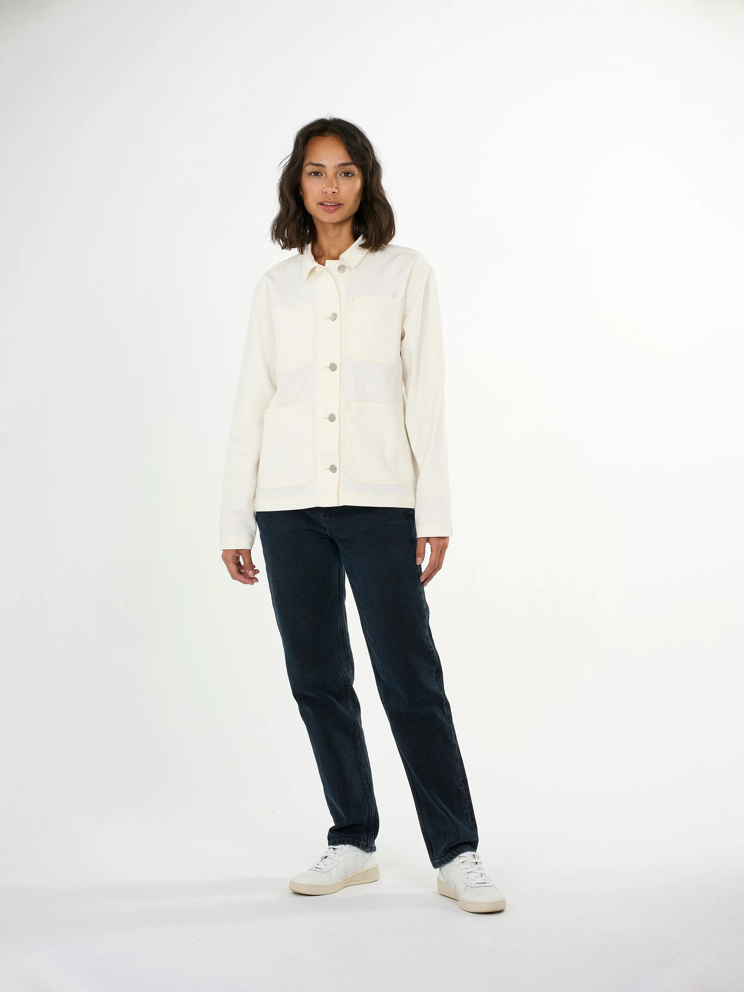 CANVAS WORKWEAR JACKET - Star White