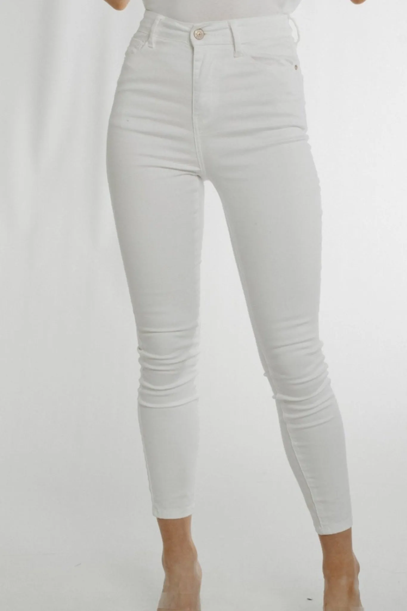 Cindy Skinny Jean In White