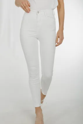 Cindy Skinny Jean In White