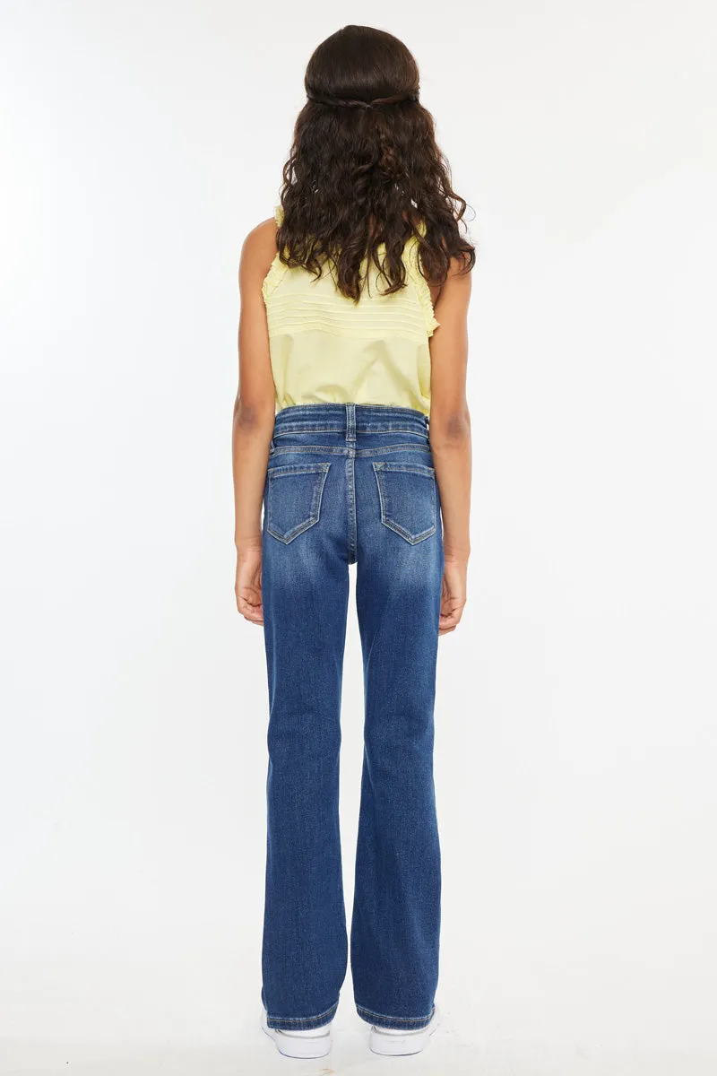 Elaine High Rise Bootcut Kids Jean