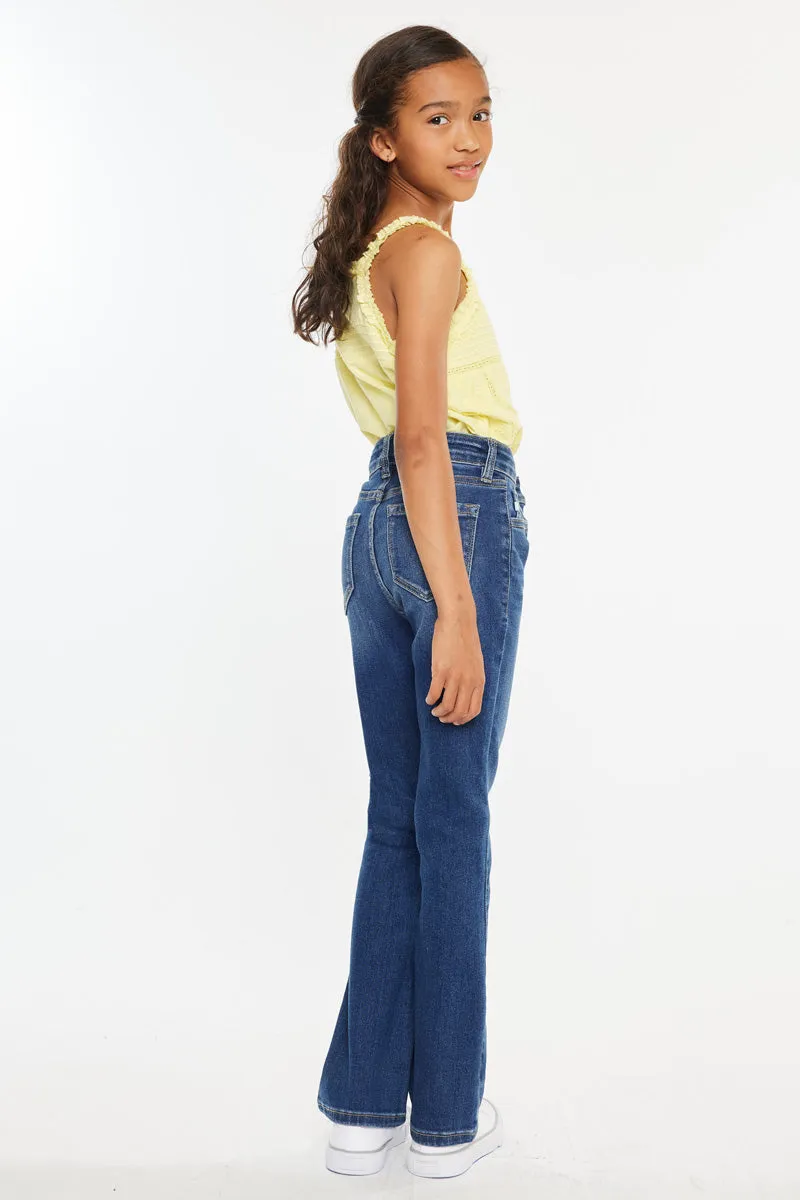 Elaine High Rise Bootcut Kids Jean