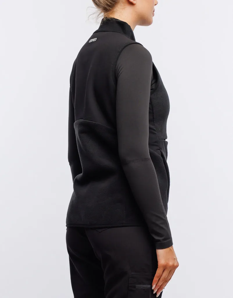 Essential Fleece Vest - Black