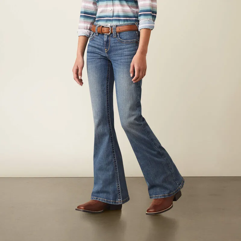 Girl's Ariat R.E.A.L. Hallie Flare Jean