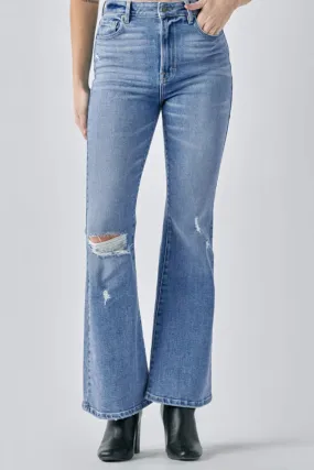 Happi Light Wash Stretch Flare Jean