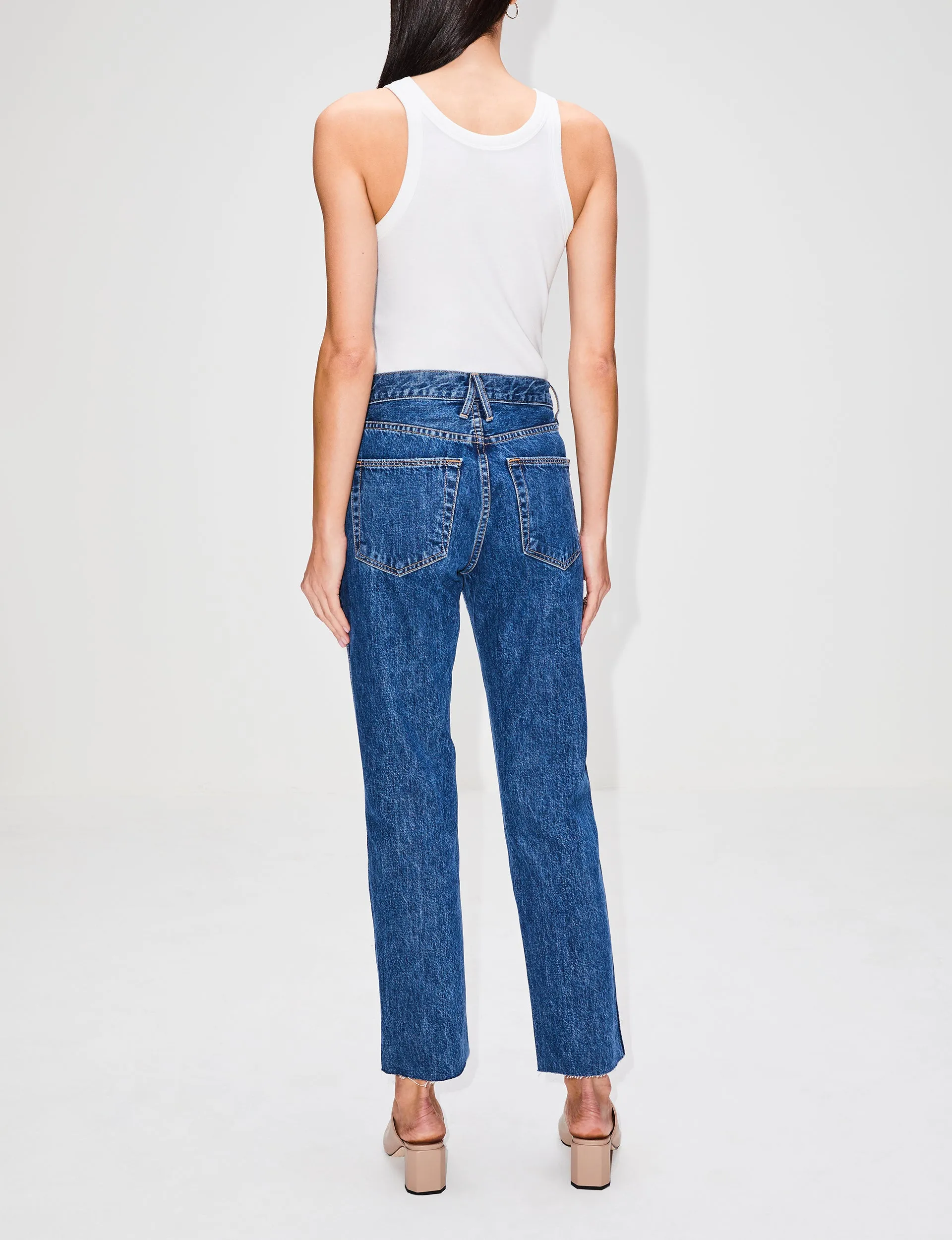 Hero High Rise Slim Straight Jean