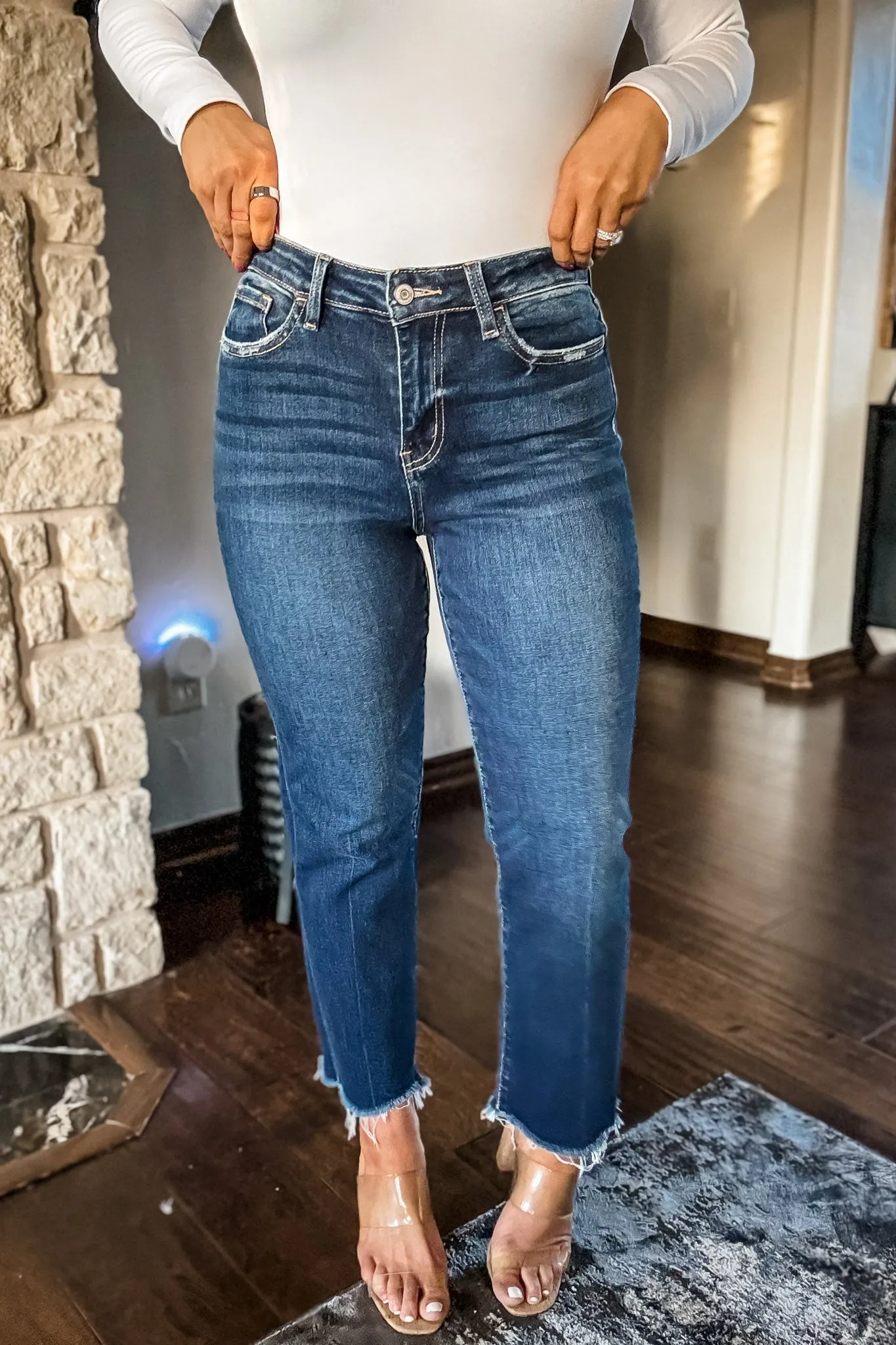 High Rise Regular Straight Jean