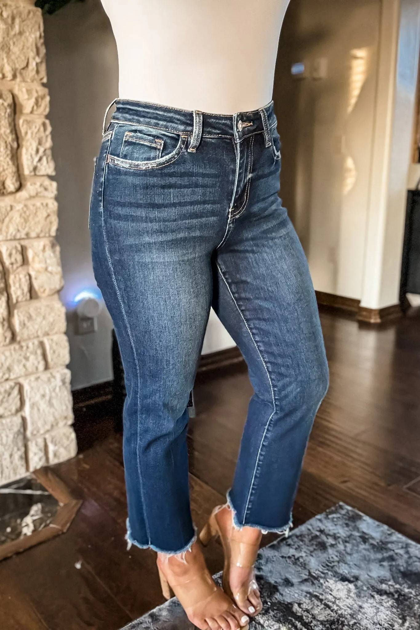 High Rise Regular Straight Jean