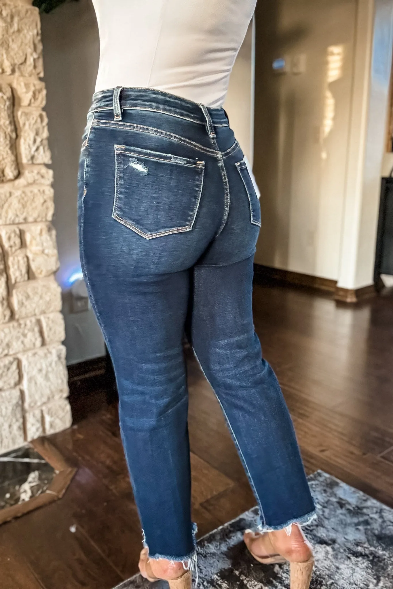 High Rise Regular Straight Jean