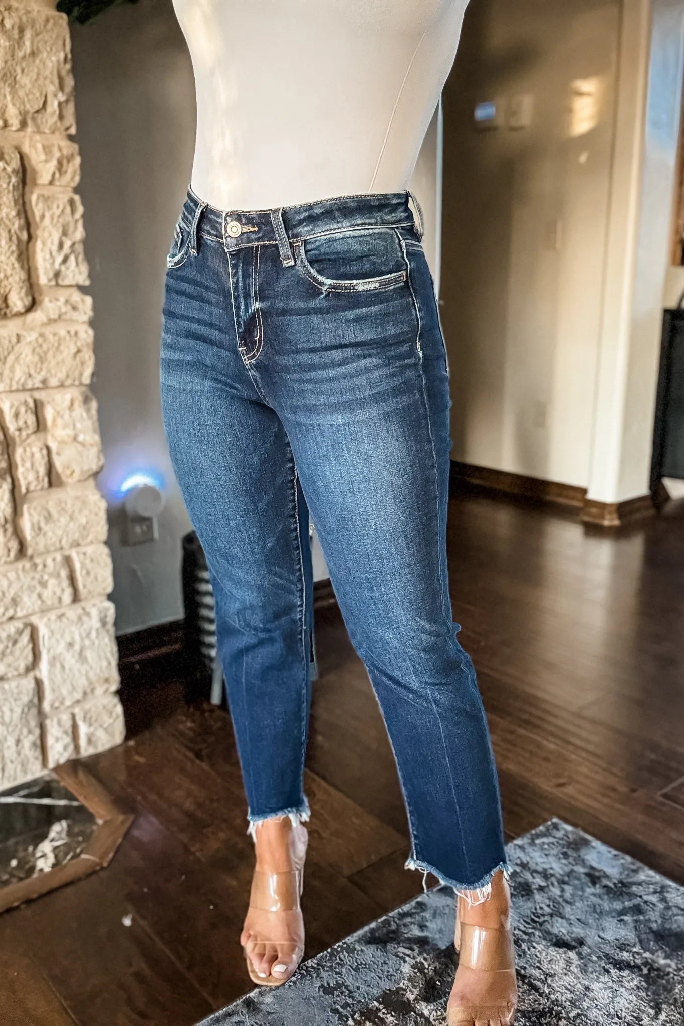 High Rise Regular Straight Jean