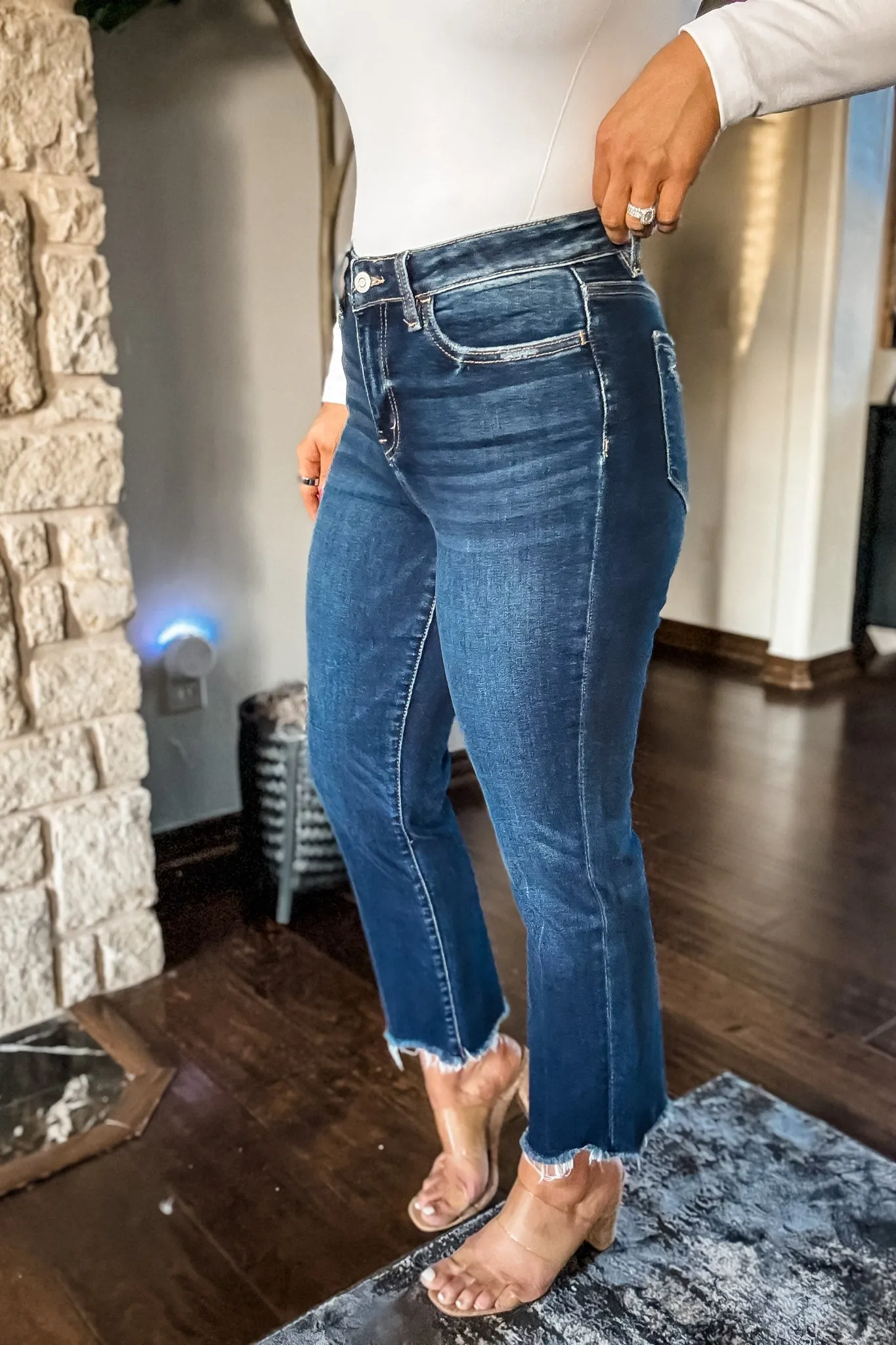 High Rise Regular Straight Jean