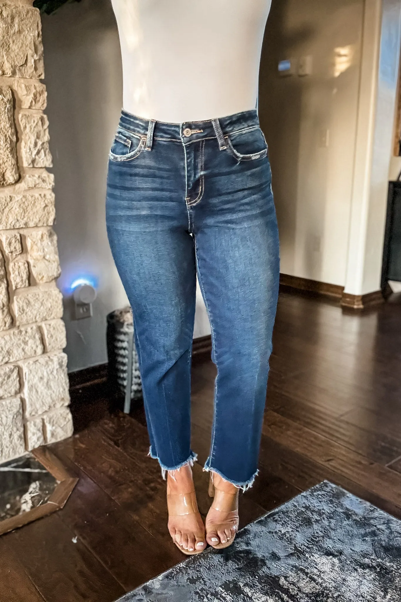 High Rise Regular Straight Jean