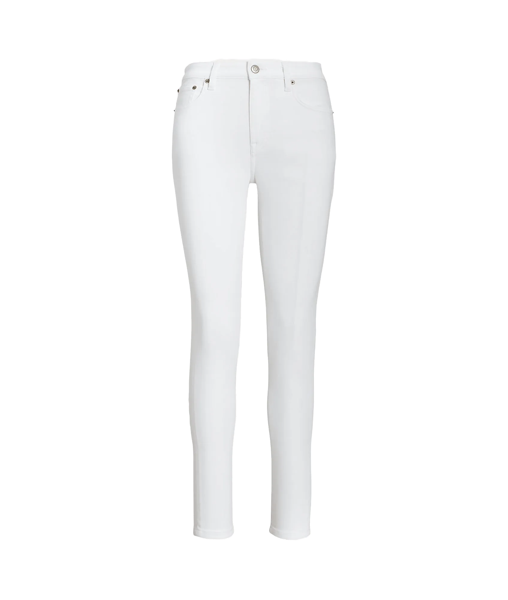 High-rise Skinny Ankle Jean - White