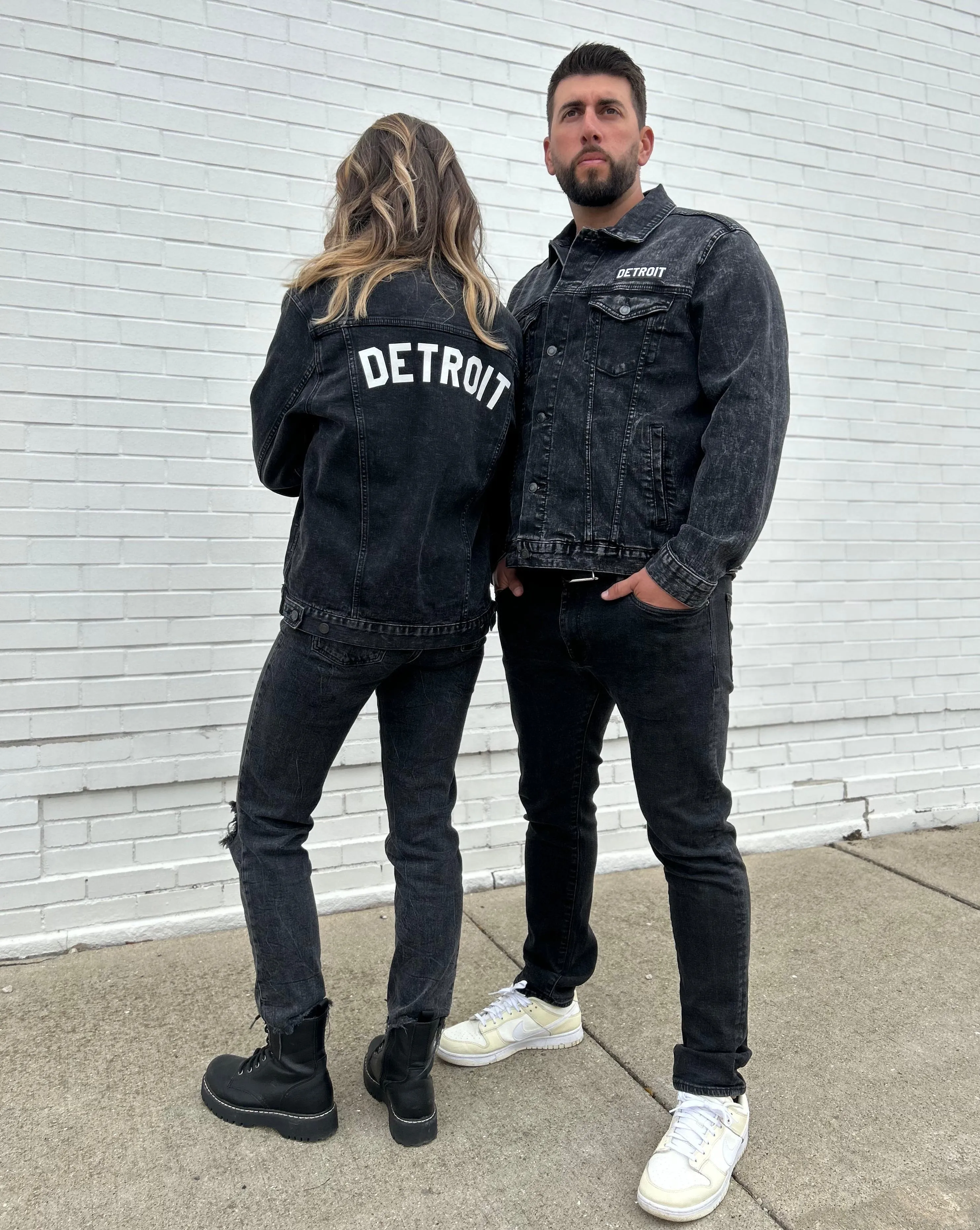 Ink Detroit Jean Jacket - Black