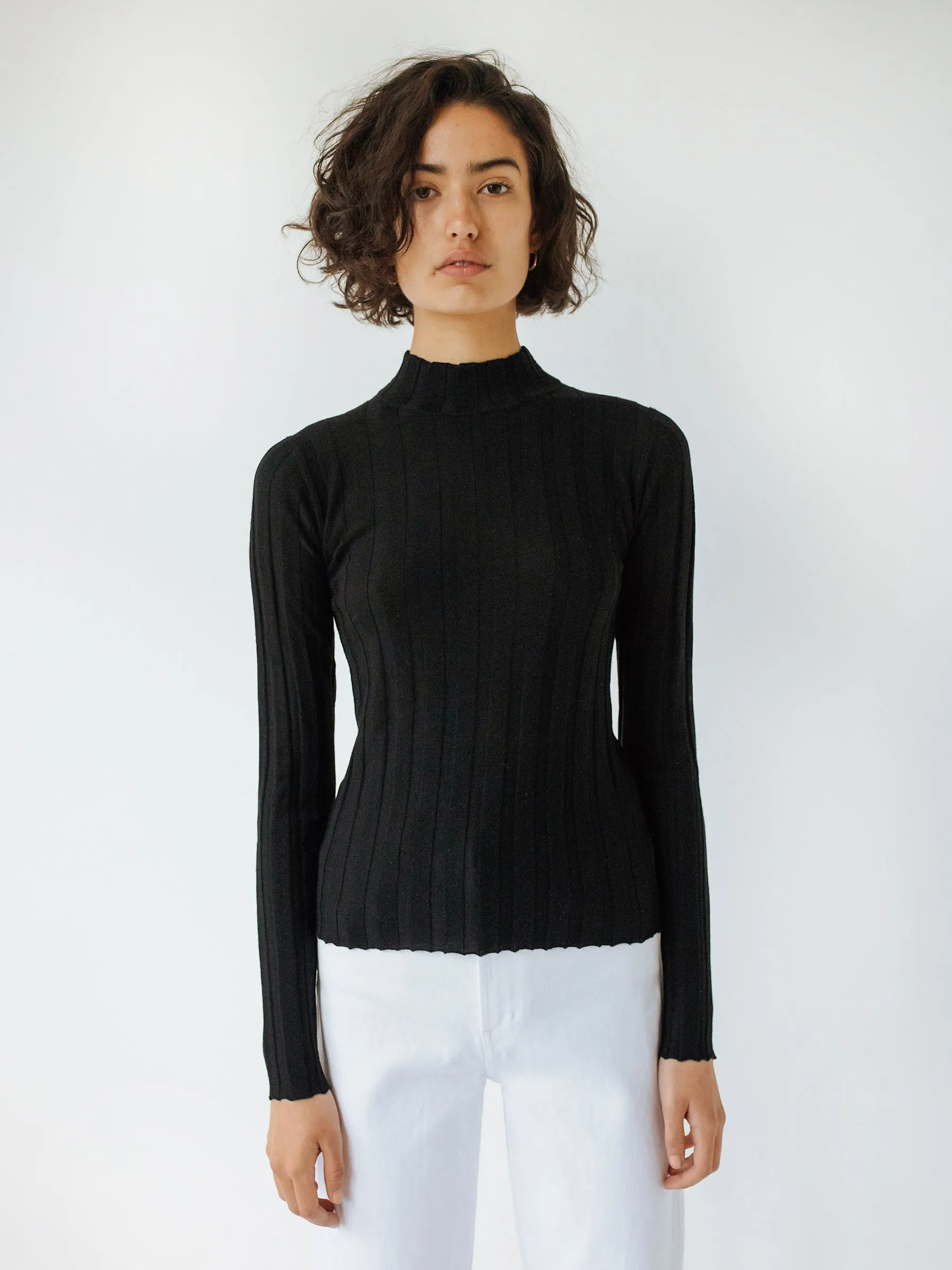 Iona Long Sleeve Rib Top