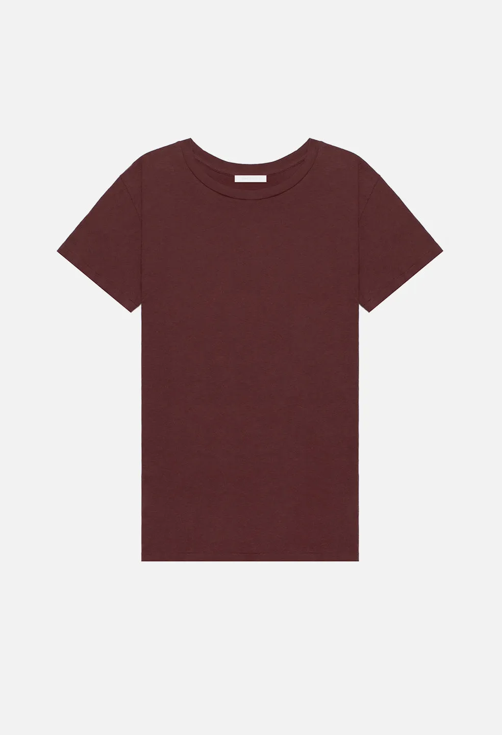 Jersey Relaxed Tee / Burgundy