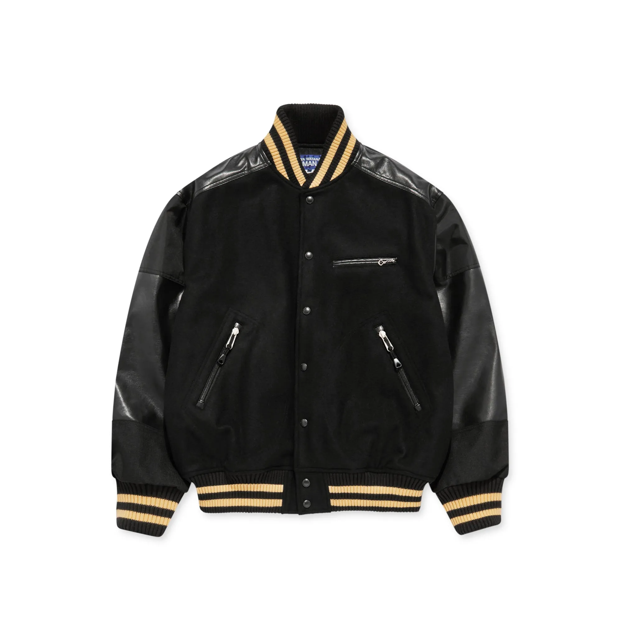 Junya Watanabe MAN Mens Wool Nylon Varsity Jacket