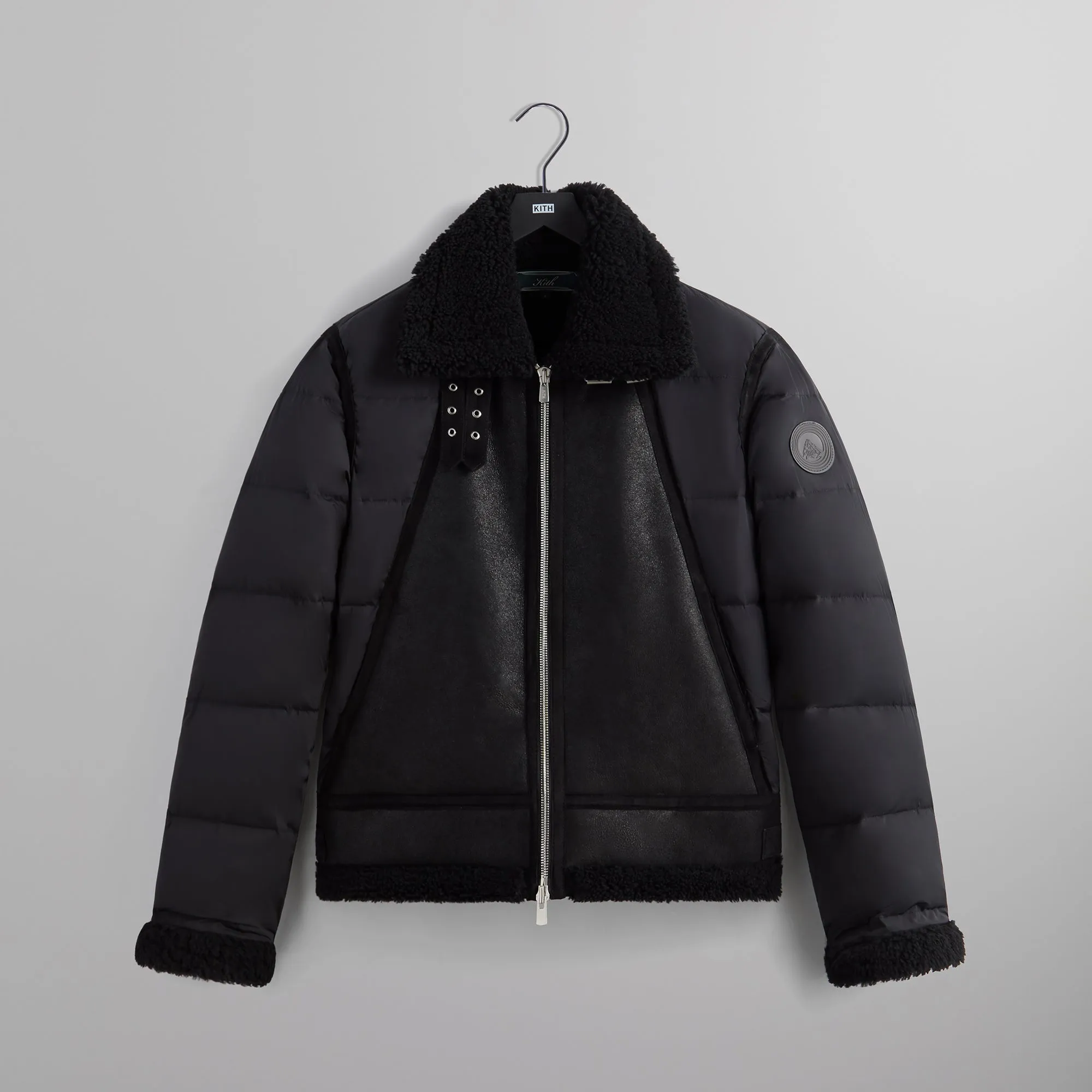 Kith Arden Shearling Combo Jacket - Black