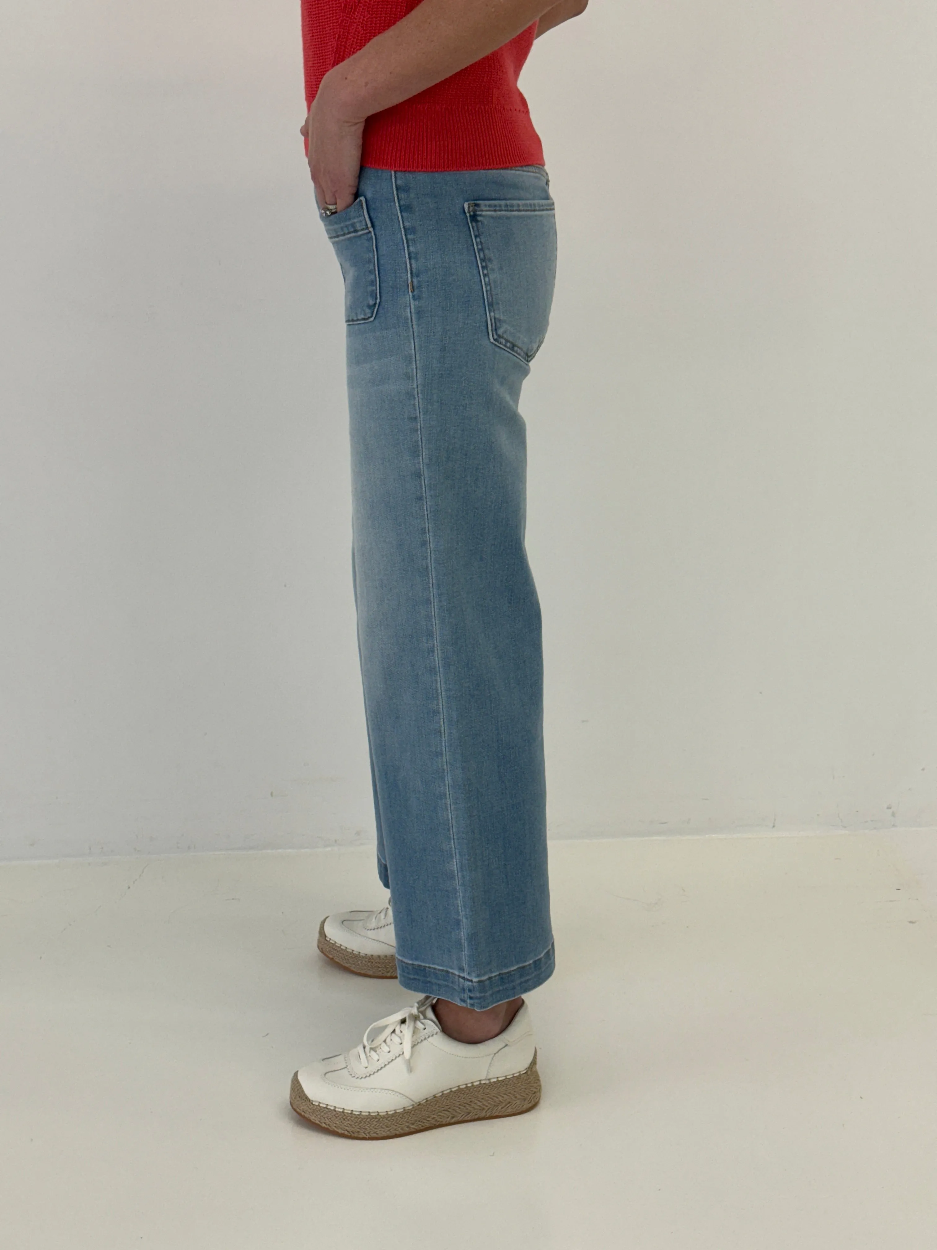 KUT Meg Denim with Patch Pockets in Revealing