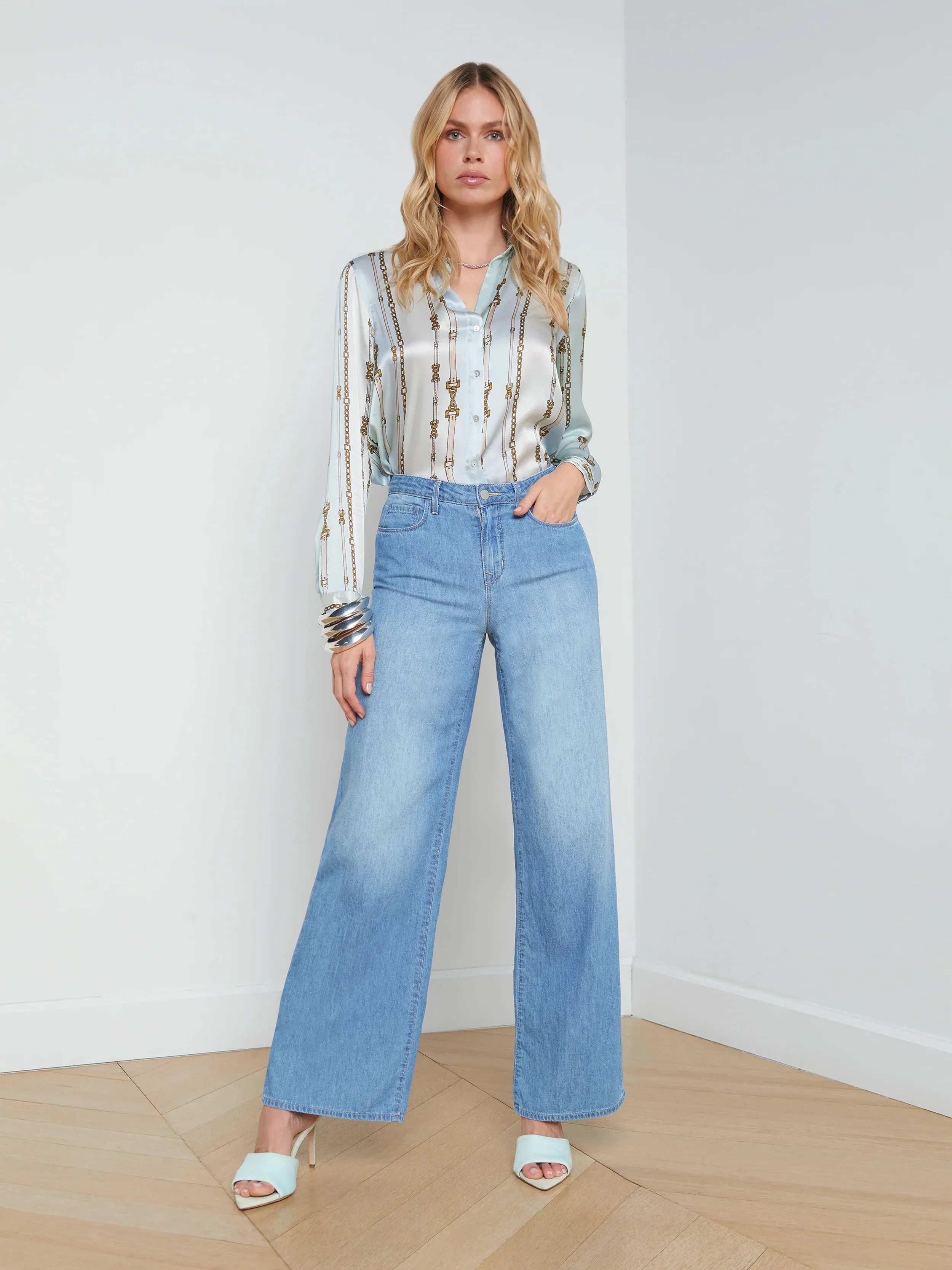 L’agence - Alicent Wide Leg Jean - Havana