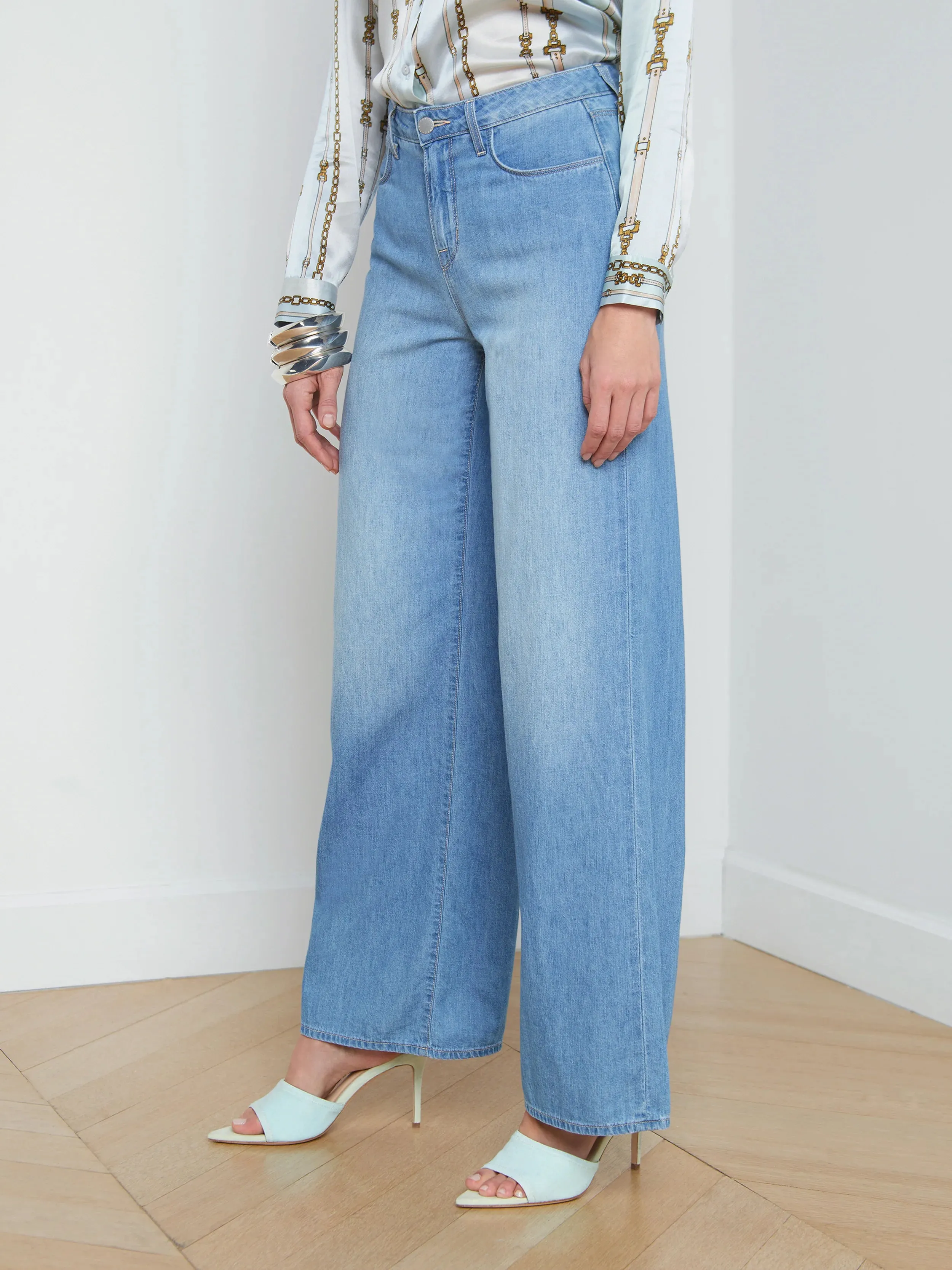 L’agence - Alicent Wide Leg Jean - Havana