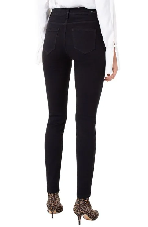 Liverpool Gia Glider Skinny - Black Rinse