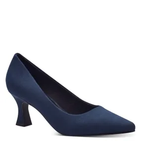 Marco Tozzi Womens Navy Suede Heel - 2-22418-41