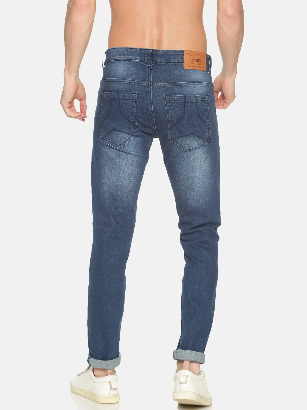 MEN'S BLUE FADED SLIM FIT JEAN