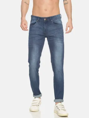 MEN'S BLUE FADED SLIM FIT JEAN