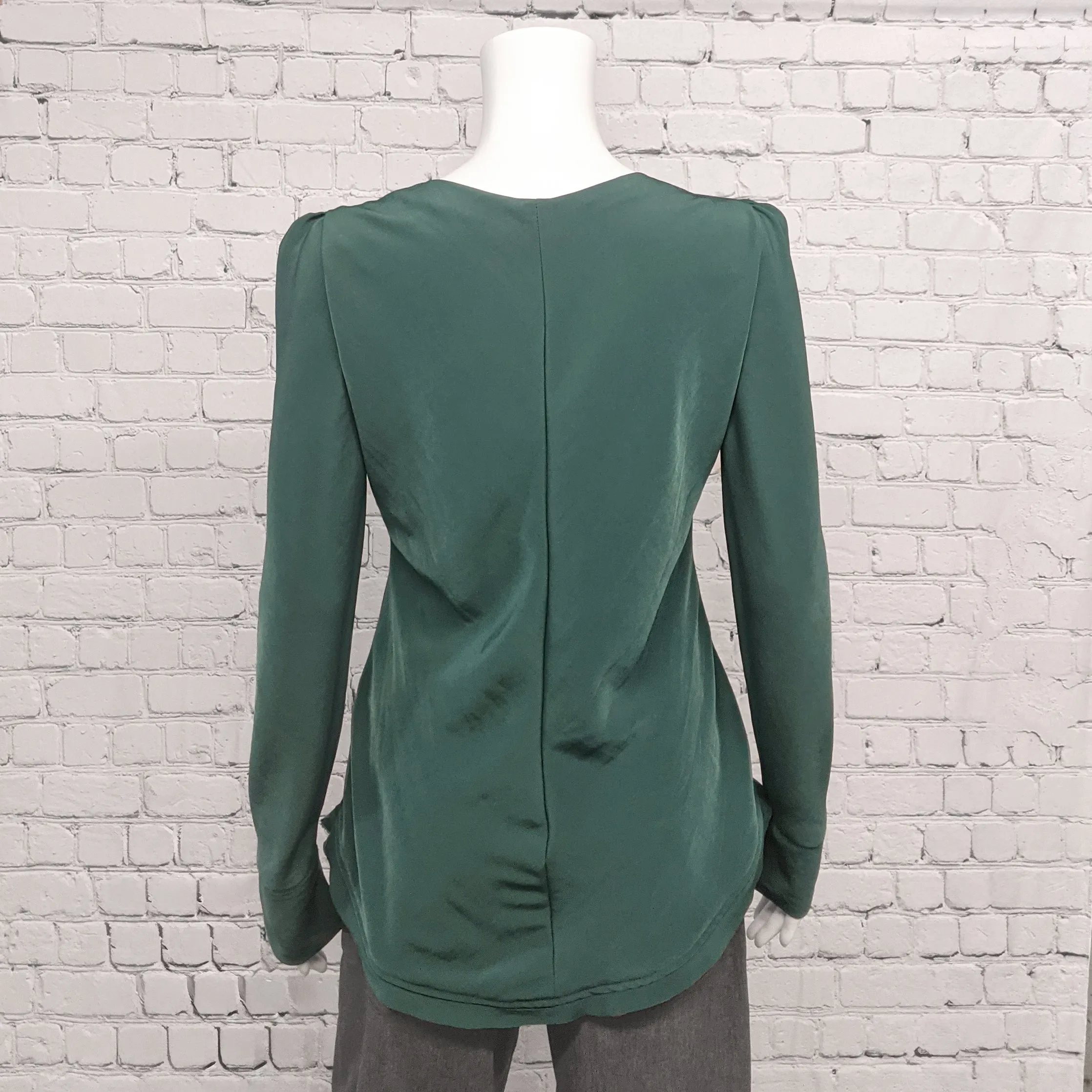 NEW! V Neck in Hunter Green by Kim Schalk