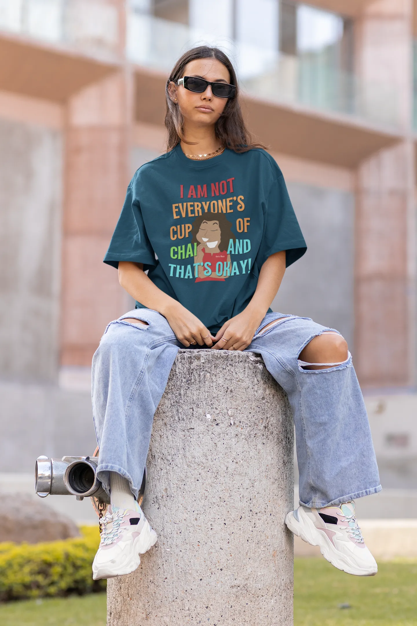 Not Everyone's Cup Of Chai Oversized Tee