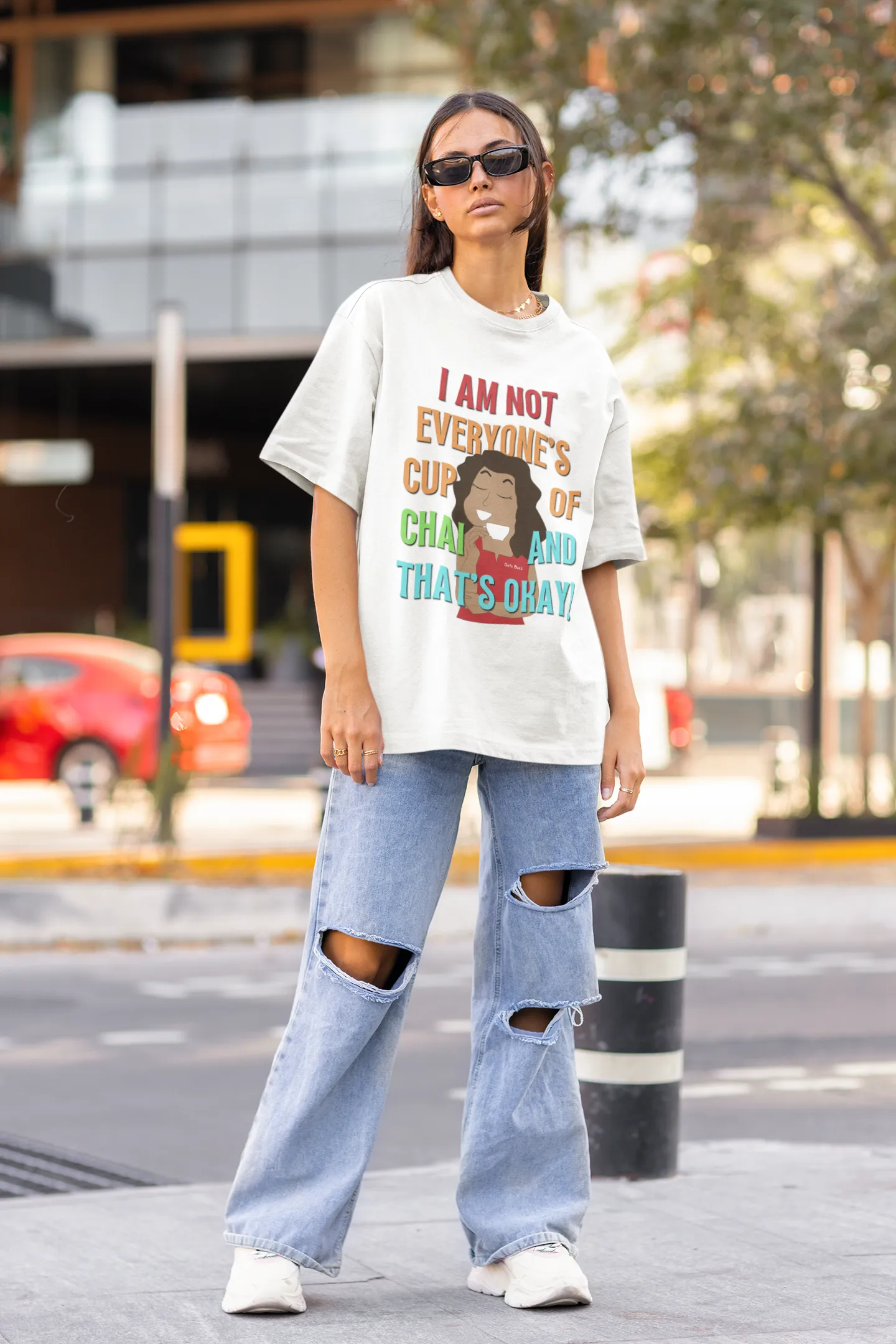 Not Everyone's Cup Of Chai Oversized Tee