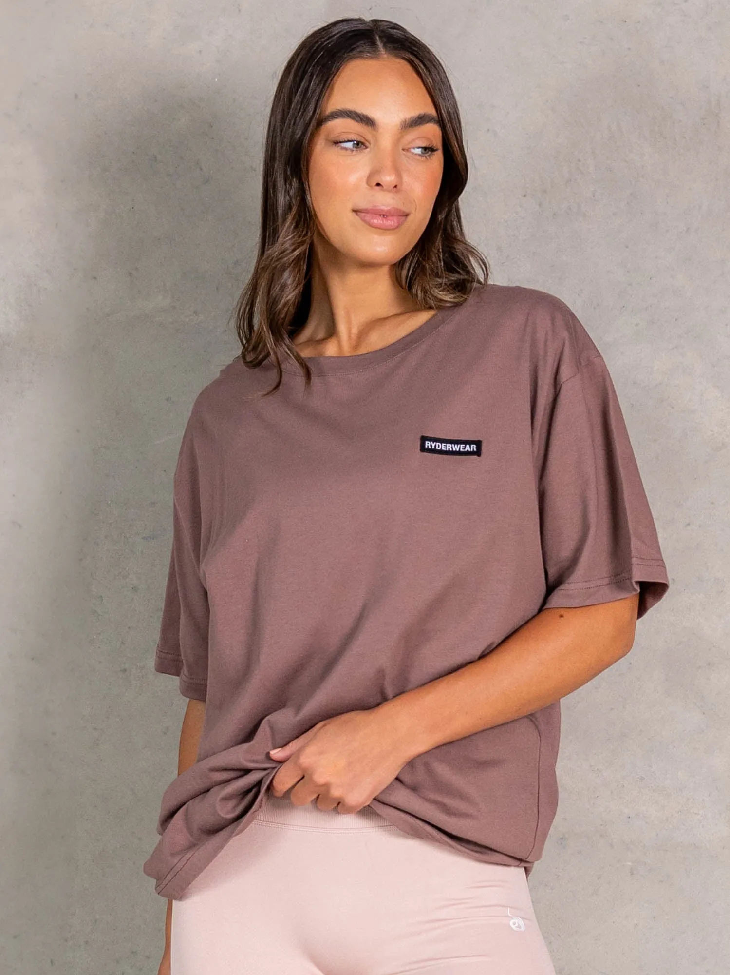 NRG Oversized T-Shirt - Almond