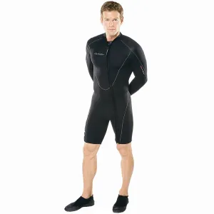 Open Box Henderson Man Thermoprene Long Sleeve 3mm Shorty / Jacket (Front Zip) Scuba Diving Wetsuit - XXLarge