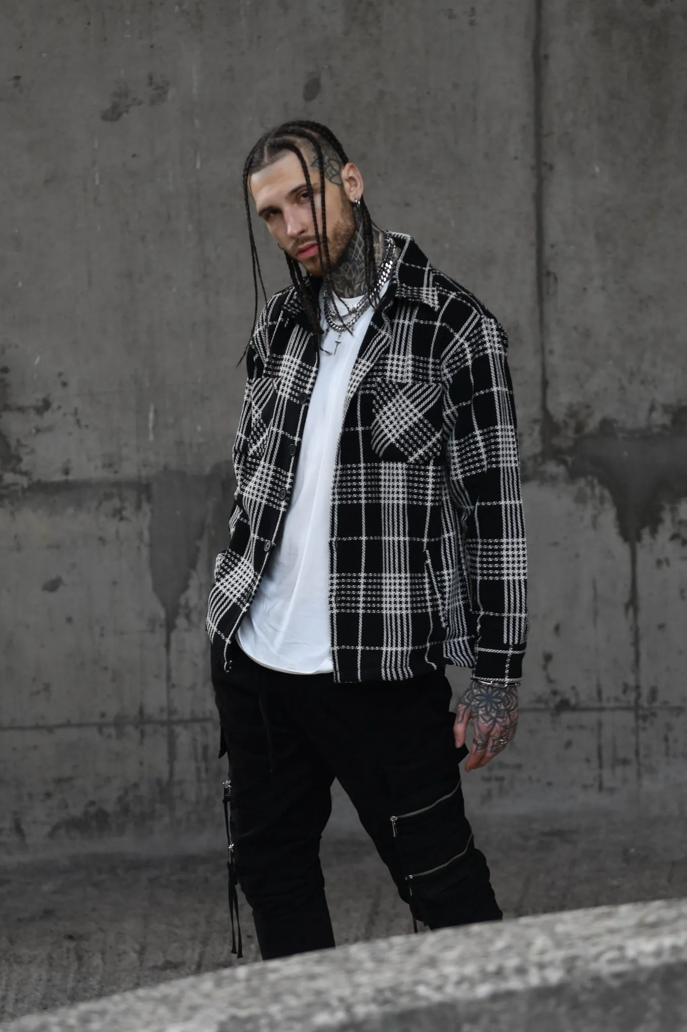 Oversized Flannel Overshirt