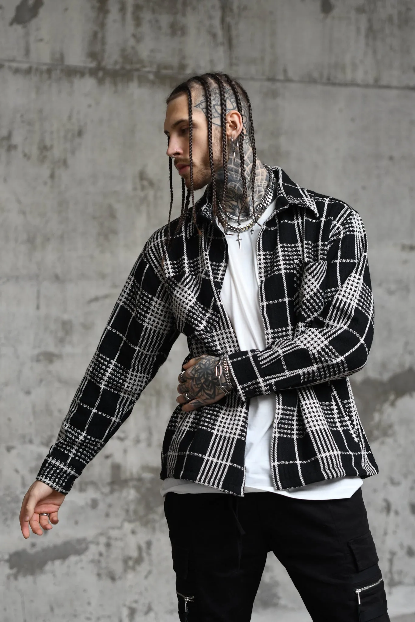 Oversized Flannel Overshirt