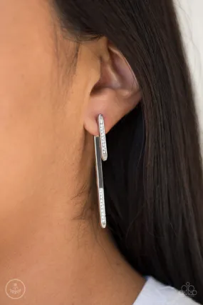 Paparazzi Accessories  - Very Important VIXEN #L7 - White Earring