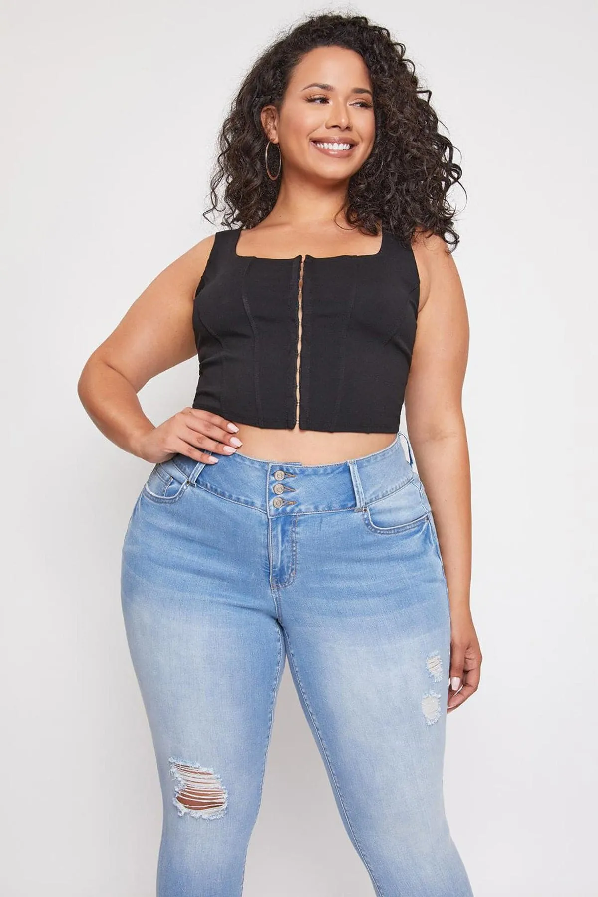 Plus Size Women's Essential  Skinny Jeans