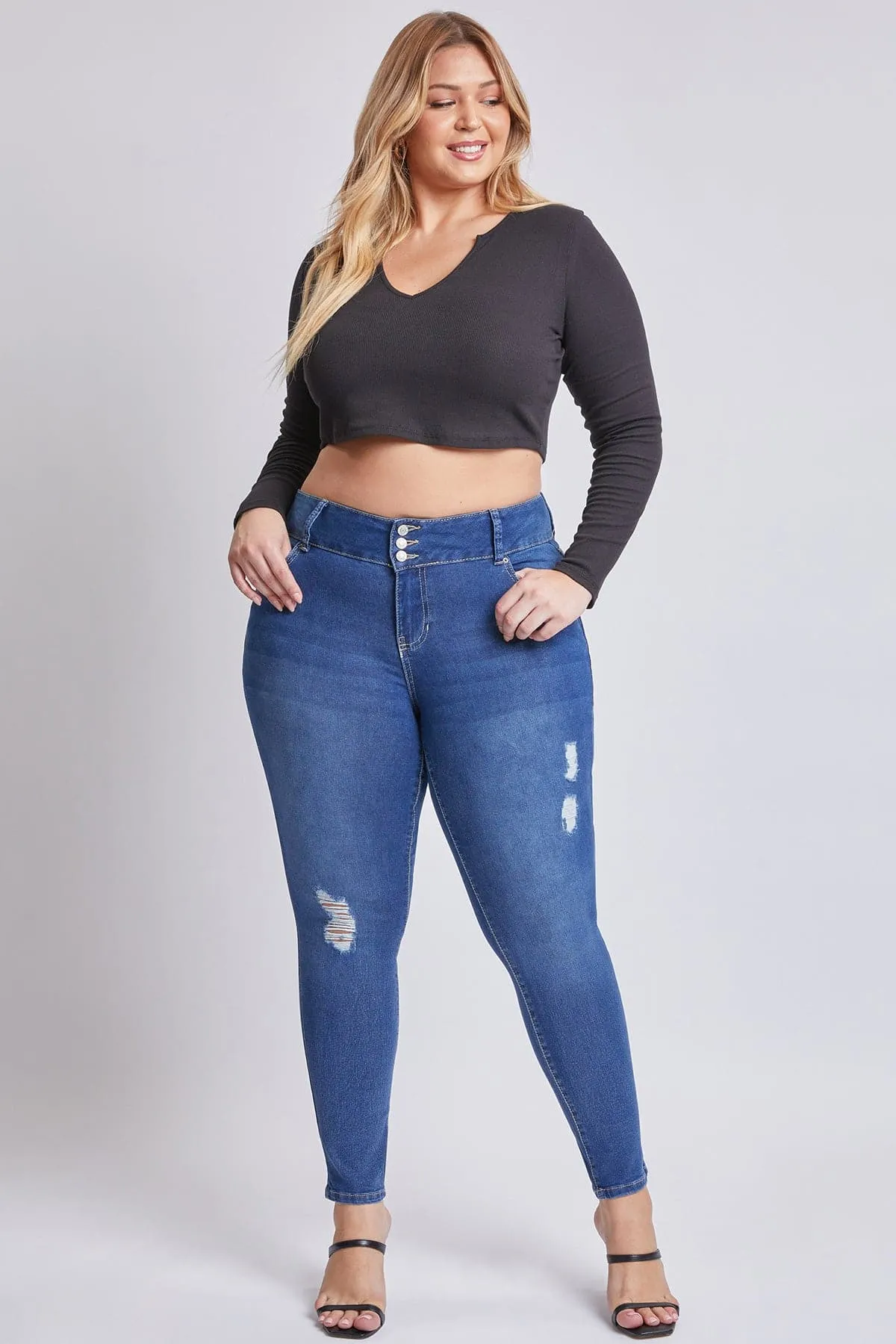 Plus Size Women's Essential  Skinny Jeans