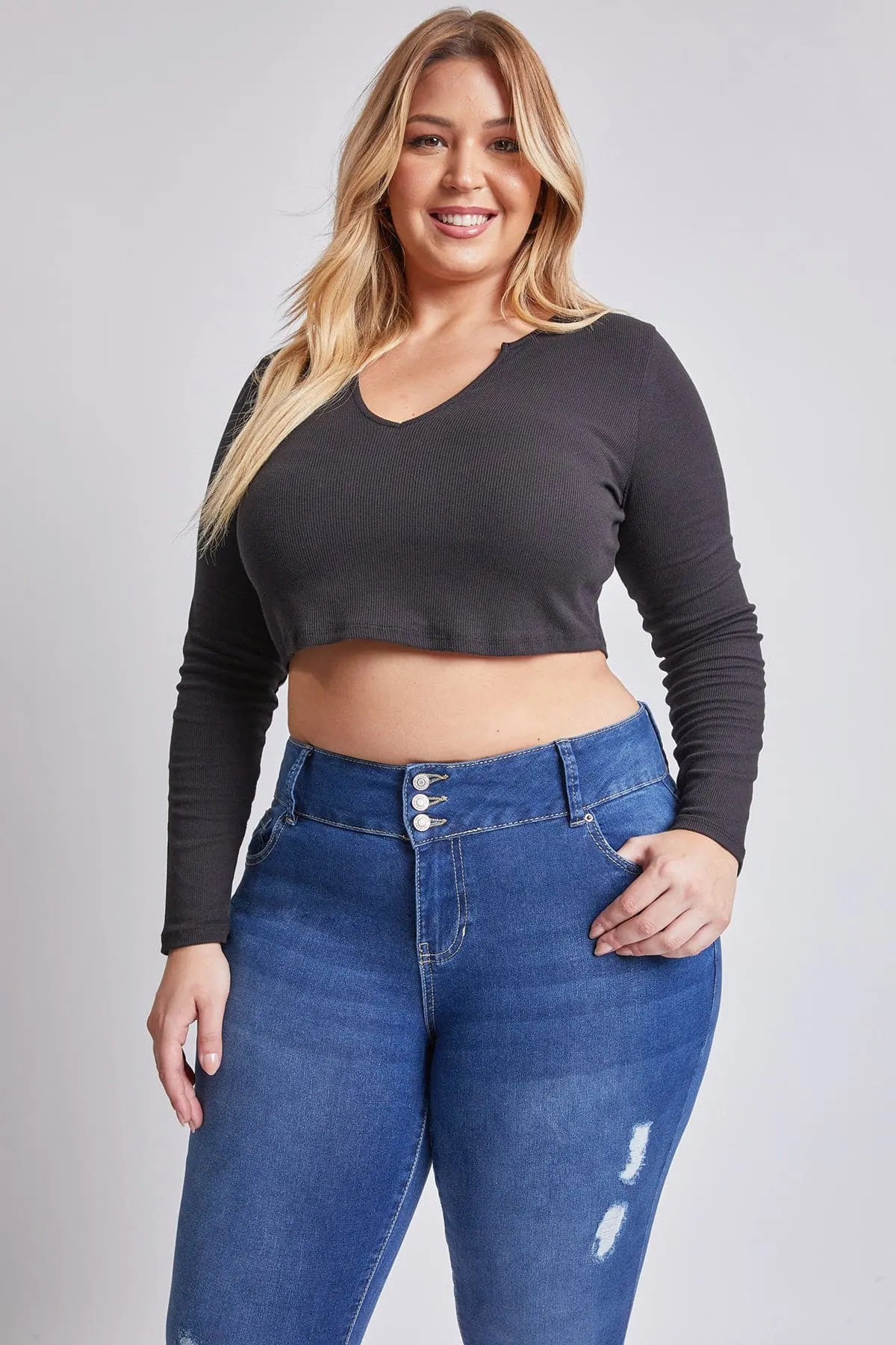 Plus Size Women's Essential  Skinny Jeans