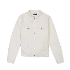 Purple Brand Monogram White Film Denim Jacket